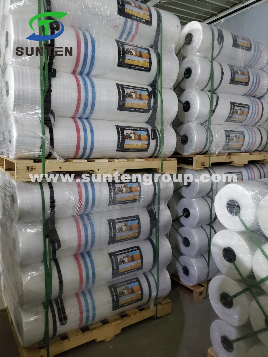 Popular PE/Polyethylene/PP/Plastic/Agricultural White Packing Round Silage/Grass Hay Bale/Bales Wrap Net