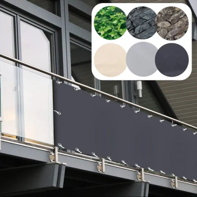 Recinzione privacy per balcone in PVC 0,9 ​​x 5 m