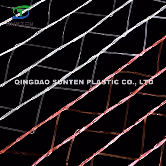 PE rosso/polietilene/PP/plastica/imballaggio bianco agricolo insilato rotondo/balle di fieno d'erba/film in rete di balle