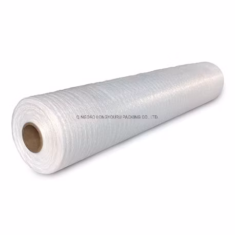 Imballaggio bianco in PE/polietilene/PP/plastica/agricolo stabilizzato ai raggi UV, film a maglia tonda per insilato/erba, balle/balle di fieno
