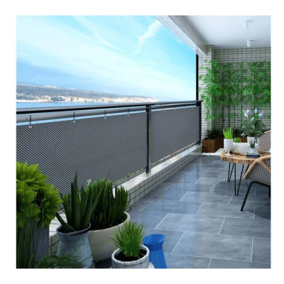 Copertura per recinzione balcone in rattan PVC 0,9 ​​x 5 m