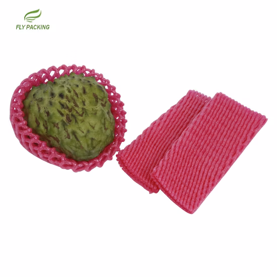 Confezione antiurto per frutta, rete tubolare in schiuma colorata